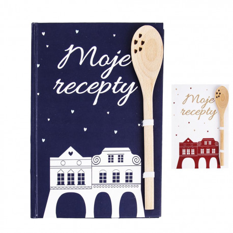Kniha na recepty + vařečka WINTER CITY