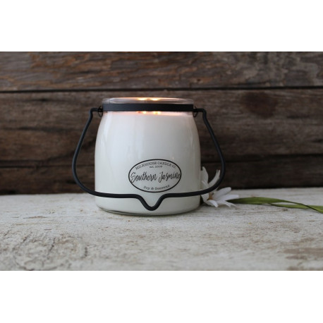 MILKHOUSE CANDLE Southern Jasmine vonná svíčka BUTTER JAR 2-knotová (454 g)