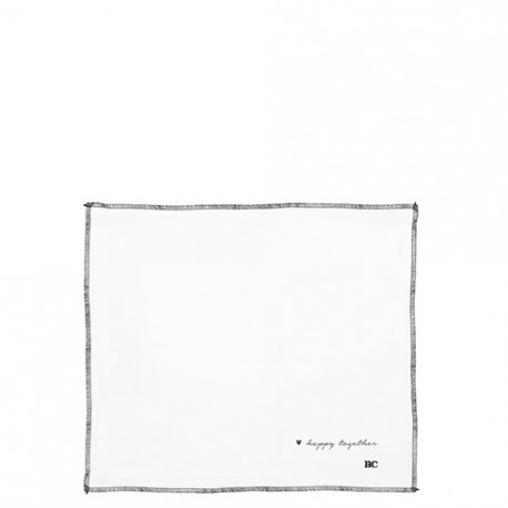 Textilní ubrousek HAPPY TOGETHER, 50x50 cm, 1 ks