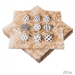 Ubrousek Malá vajíčka 20 ks 33x33 cm