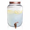 Láhev sklo+kohoutek 8,8 l
