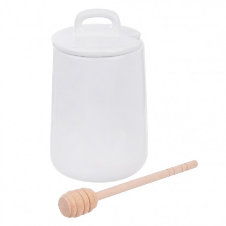 Dóza na med se lžičkou WHITE BASIC