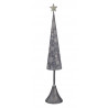 Stromek s hvězdou, šedo-zlatá patina, 51 cm