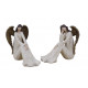Anděl Bea, bílá, sedící, 15 cm, ASS
