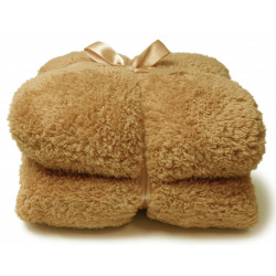 Heboučká deka Teddy karamelová