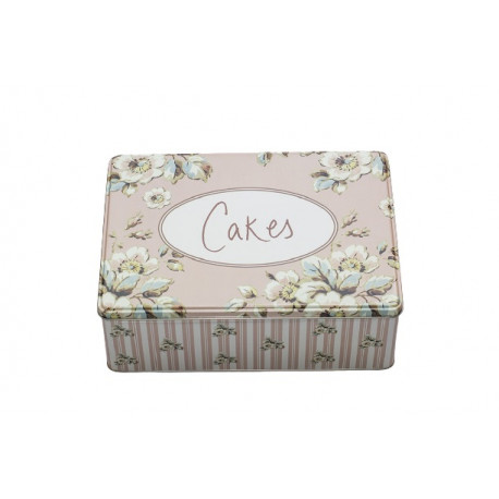 Dóza CAKES, starorůžová, plech