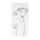 Ubrousky FLOWER, SUNSHINE, bílá, 16 ks