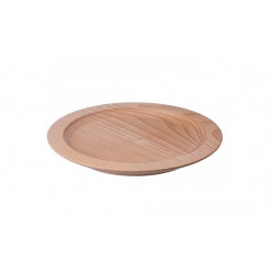 Stylový dřevěný talíř