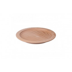 Stylový dřevěný talíř malý