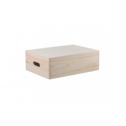 Dřevěný box s víkem 40X30X14 CM