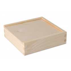 Dřevěná krabička na fotografie ve formátu 13x18 cm