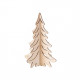 Dřevěný vánoční stromeček na postavení II
