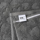 Ručník SRDCE, šedá, 50x100 cm