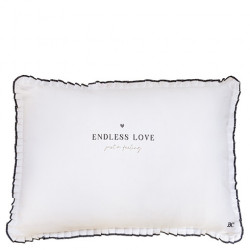 Polštář ENDLESS LOVE, bílá, 50x70 cm