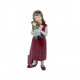 Dekorace holčička s panenkou, 21 cm