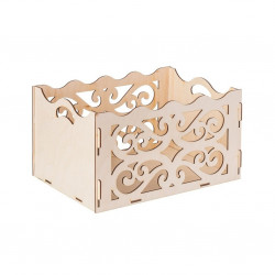 Dřevěný ozdobný box z překližky 31X23X16.5 CM