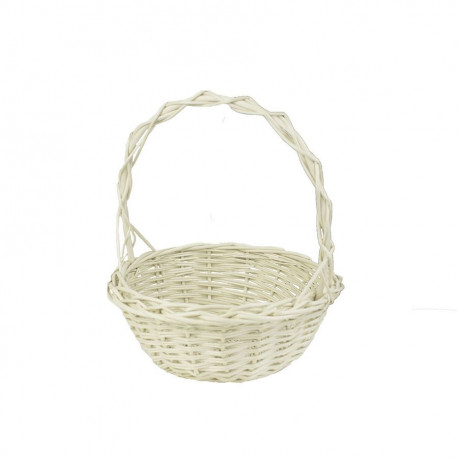 Košíček aranžovací 23 cm bílý