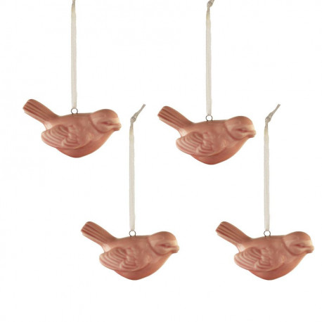 Ptáček růžový, 4ks