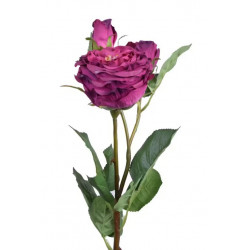 Květina RŮŽE, červená, 85 cm