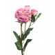 Květina RŮŽE, růžová, 85 cm