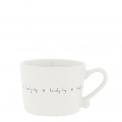 Hrnek Lovely day, bílá, 200 ml