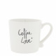Hrnek Coffee Love, bílá, 250 ml
