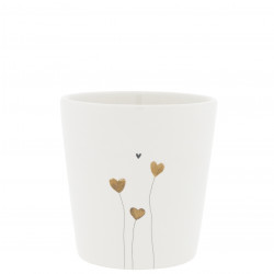 Hrnek Hearts in bloom, bílá, 300 ml
