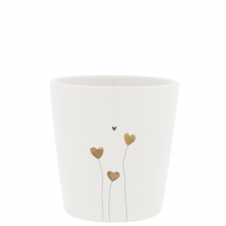 Hrnek Hearts in bloom, bílá, 300 ml