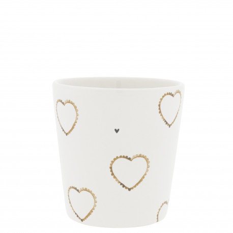 Hrnek Hearts allround, bílá, 300 ml