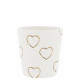 Hrnek Hearts allround, bílá, 300 ml
