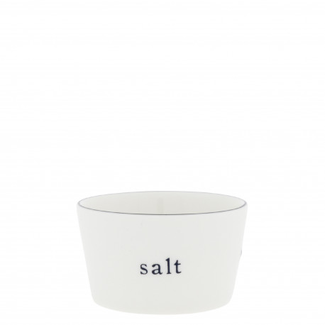 Miska SALT, bílá, 4x8 cm