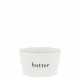 Miska BUTTER, bílá, 4x8 cm