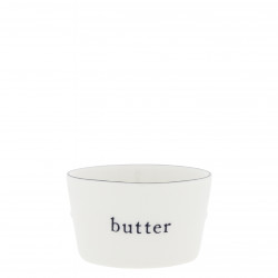 Miska BUTTER, bílá, 4x8 cm
