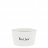 Miska BUTTER, bílá, 4x8 cm