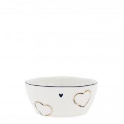 Miska Heart, bílá, 140 ml