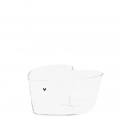 Miska Heart black, 10 cm