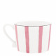 Hrnek Rose Big Stripe, bílá, 350 ml
