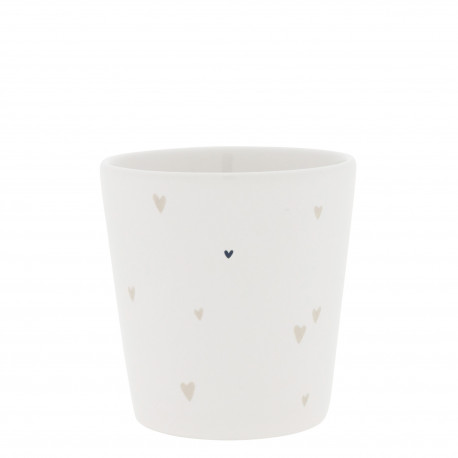 Hrnek Hearts Natural, béžová, 300 ml
