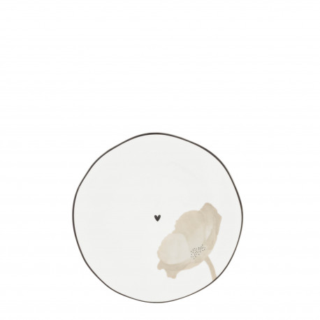 Talířek Merry & Deer, béžová, 13 cm