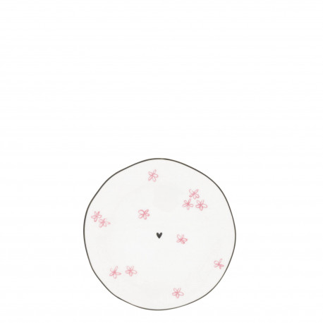 Dezertní talíř Rose Little Flowers, růžová, 13 cm