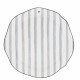 Talíř Blue Small Stripes, modrá, 23 cm