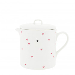 Konvice Rose Little Hearts, bílá, 0,75 l
