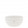 Miska Small Natural Stripes, bílá, 600 ml