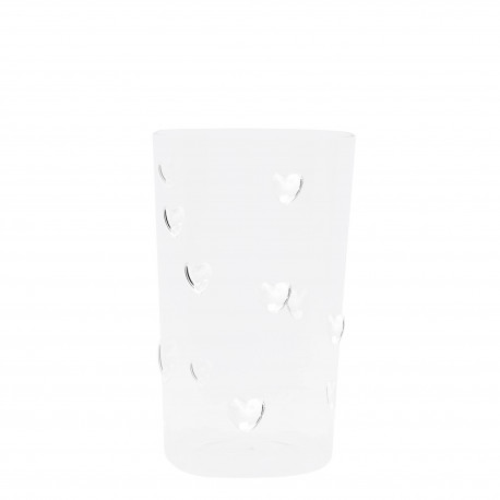 Sklenice Hearts in glass, sklo, 450 ml