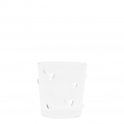 Sklenice Hearts in glass, sklo, 300 ml