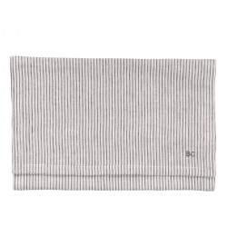 Šerpa Natural stripes, hnědá, 50x160 cm