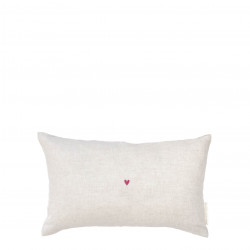 Polštář Heart in Rose, růžová, 50x30 cm