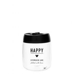 Dóza HAPPY, černá, 900 ml